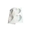 Molde de Silicona Corazón con Lazo DIY Bola Mágica Herramienta de Molienda para Velas de Aromaterapia Molde Creativo para Hornear Mousse Pastel