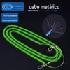 Corda perdida de fio de aço corda de aço revestida de plástico corda de haste telescópica 3-20 m mola Corda elástica de haste de corda de sanduíche perdida