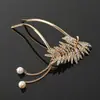 Horquilla de Perla con Lazo Vintage Horquilla de Diamantes de Imitación con Diamantes de Imitación Trampa para el Cabello Bola de Trampa para el Cabello Accesorios de Trampa para el Cabello