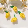 Verão Fresco e Divertido Amarelo com Contas Limão DIY Fofo Redutor de Idade Frutas Brincos Chaveiro Fivela de Sapato Acessórios