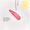 Novo grampo BB cor de doce coreano grampo de cabelo pequeno cor sólida moda clipe para franja infantil clipe lateral acessórios de cabelo adorno de cabeça atacado