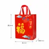 Bolsa de Regalo de la Suerte de Año Nuevo Bolsa de Embalaje Bolsa Tote Bolsa para Pasteles de Luna Tabaco y Alcohol Bolsa de Regalo Frutos Secos Snacks de Frutas Regalo Presente