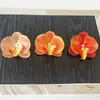 Orquídea Phalaenopsis Flor Artificial Phalaenopsis Cabeza de Flor Grande 9cm Cabeza de Flor Phalaenopsis Recuerdos para Bodas y Fiestas Decoración DIY Regalo