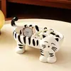 Armario para Zapatos con Forma de Gato de Lujo Ligero al por Mayor, Portallaves de Cerámica para Entrada, Caja de Almacenamiento de Escritorio Simple, Decoración para Sala de Estar
