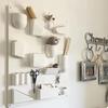 Entrada de puerta de estilo nórdico, accesorios creativos de decoración de pared, estante de almacenamiento de escritorio con agujeros de pared simples