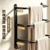 Toallero de acero inoxidable para el hogar transfronterizo, estante con ganchos para montar en la pared para baño y cocina detrás de la puerta, toallero