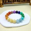 Pulsera de Cristal Natural Multigema, Joyería de Moda de Cristal Colorido, Regalo de Joyería Estilo Pareja, Venta al por Mayor de Pulseras de Cristal