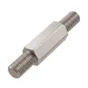 Tornillo Prisionero Hexagonal de Doble Punta de Acero al Carbono Niquelado con Rosca en Ambos Extremos Columna de Soporte Aislante para Placa de Circuito Impreso Tornillo Hexagonal de Columna M3M5M6