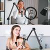 Micrófono Micrófono Soporte de Brazo Cantilever Soporte para Canto en Vivo Soporte Universal Plegable Extensible Ajustable de Pared Soporte Capacitivo