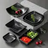 Plato de vajilla de melamina Xiangyuan plato pequeño para condimentos barbacoa comercial plato para salsas hot pot comercial