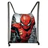 Nueva Bolsa de Almacenamiento Cruzada de Poliéster con Cordón de Marvel Spider-Man Mochila con Cordón de Gran Capacidad Fabricante Venta al por Mayor