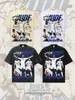 Bellingham La Liga Verano Transfronterizo Retro Americano Algodón Puro Cuello Redondo Peso Pesado Manga Corta Camiseta para Hombres y Parejas Camiseta Versátil