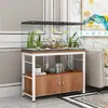 Gabinete Sencillo para Acuario Soporte para Acuario Metálico Hogar Sala de Estar Gabinete Base para Acuario Acuario Gabinete Base Pequeño para Acuario