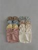 Ropa de Otoño para Bebé Traje de Algodón Clase A Camiseta de Manga Larga con Cuello Medio de Color Sólido para Bebé Pantalones Ropa para el Hogar Ropa para Recién Nacido
