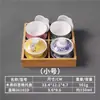 Bol de melamina retro azul y blanco con tapa, vajilla de nueve compartimentos, juego de tazas de té y cuencos Beibuyuan para hot pot de Chongqing