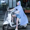 Impermeable para coche eléctrico al por mayor coche a batería motocicleta padre-hijo de una sola pieza cuerpo simple doble a prueba de lluvia poncho para madre e hijo