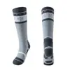 Meias de Esqui Infantis Two Wolves com Parte Inferior de Toalha Espessa, Meias Altas Quentes para Esportes ao Ar Livre de Outono/Inverno, Meias Longas para Neve
