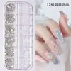 Arte de Uñas de Perlas Tendencia Popular Pequeñas Decoraciones de Pedrería Mixtas Pegatinas de Diamantes Planas Nuevos Accesorios de Pedrería para Uñas Super Brillantes