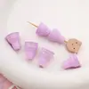 Cono de Helado Pintado Acrílico Cuentas Sueltas Pulsera de Cuentas Hecha a Mano DIY Accesorios para Collar Colgante Venta al por Mayor