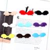 Estilo japonés y coreano lindo alas de ángel blancas accesorios diy tela repujada ultrasónica pegatinas accesorios para ropa venta al por mayor