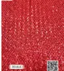 Jiaxin Textil Malla Elástica Tela de Lentejuelas Moda Hueca Rombo Pequeño Moda Europea y Americana Tela para Vestido