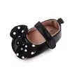 Zapatos de Princesa para Bebé Niña Suela de Goma Primavera y Otoño Zapatos para Niños Pequeños Lunares Lazo Zapatos para Bebé babyshoes 2614