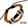Moda liga pequena flor meninas pulseira de couro de vaca pulseira de couro com contas lote direto da fábrica joias de estilo coreano atacado
