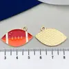 20/50/100 Peças Aleatórias de Esportes com Gotejamento de Óleo Futebol Basquete Beisebol Equipamentos Esportivos Pulseira DIY Acessórios de Joias