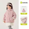Abrigo infantil Dudu antiestático para otoño, tops para niños, ropa de otoño, ropa para niñas, lindo sombrero mágico, moderno