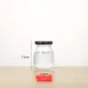 Vendas Diretas da Fábrica Copo de Vidro para Iogurte Pudim Selado Garrafa para Pudim de Gelatina com Tampa Copo para Mousse Gelatina Copo para Milkshake