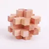 Madera de Haya 4.5cm Cerradura Kongming Luban Juego Completo Regalo Educativo Infantil Juguete de Madera con Ensamblaje Machihembrado Detalles en Empaque de Plástico