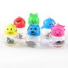 Mini pequeno tanque de peixe de plástico qq garrafa de peixe garrafa de tartaruga portátil respirável goldfish tanque com buraco de ar mini tanque de peixes