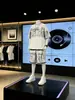 Conjunto de Camiseta Suelta de Manga Corta con Estampado de Letras de Marca de Moda para Estudiantes Adolescentes, Conjunto de Dos Piezas de Pantalones Cortos Deportivos Casuales
