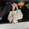 2025 Nueva Bolso de Hombro de Moda con Incrustaciones de Diamantes en Forma de Rombo Bolso Cesta de Verduras Bolso de Hombro Cruzado Simple Casual Urbano Estilo Occidental