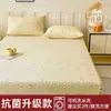 Sábana bajera de gasa de doble capa ins individual pieza única 2026 modelo nuevo no algodón algodón puro dormitorio sábana para cama individual protector de colchón 3