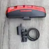 Acessórios de Luz Traseira para Bicicleta com 5 LEDs Luz de Advertência Luz Traseira Vermelha para Ciclismo, Bicicletas de Montanha e Bicicletas Elétricas