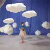 Decoraciones de Nube de Algodón, Accesorios de Nube Blanca Artificiales, Adornos Colgantes de Nube, Venta al por Mayor de Nubes Artificiales