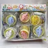 Brinquedo squishy criativo de pão cozido no vapor e bolinho de gergelim, alto apelo estético, fofo e simulação realista de comida, brinquedo para alívio de estresse infantil