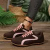 2026 Verão Novo Comércio Exterior Tamanho Plus Feminino Casual Confortável Moderno Cadarço Sapatos de Salto Único Tamanho Único