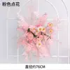 Arreglo floral de piso para boda, decoración de fila de flores rosas, flores de boda, flores artificiales, decoración de pasillo, ambientación, arte floral de escenario T