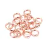Anillo de Hierro Doble Círculo Anillo Abierto de Doble Capa Accesorios para Joyería Conector DIY para Collares, Pendientes, Llaveros, Colgantes y Anillos Redondos