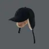 Gorra de Béisbol Nueva Colección Otoño e Invierno Forrada de Polar, Gorra Cálida para Ciclismo, Gorra de Aviador, Gorra de Pato con Orejeras de Gamuza para Hombres y Mujeres