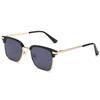 3239 caja de cejas metálica moda europea y americana moda retro clásica negocio Amazon gafas de sol para hombre y mujer