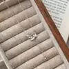 Collar de Plata de Ley S925 con Espiga de Trigo y Circonita para Mujer, Diseño Japonés Retro de Nicho, Cadena de Clavícula de Alta Gama, Popular en Xiaohongshu