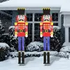 Nuevo letrero de suelo navideño con diseño de cachorro Grinch, letrero impermeable para césped de fiesta al aire libre, jardín