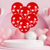 Globos Redondos de 12 Pulgadas con Estampados de Corazones, Venta al por Mayor de Fábrica, Adecuados para Decoración de Ambiente de Fiesta, Globos de Látex para Confesión de Bodas