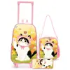 Nuevo Set de Bolso con Ruedas Transfronterizo para Niños, Maleta con Ruedas para Niños que se Puede Usar como Mochila, Personalizable y al por Mayor