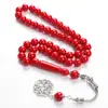 45 Piezas de Cuentas de Resina para Rezar de 10*10 mm, Cuentas de Rezar Sauditas, Tasbih, Cuentas de Hilo Hechas a Mano Transfronterizas