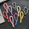 Cordão de tecido Pulseira Cordão Dopamina Cor Câmera Chave Pulseira Anti-perda Copo de Água Bolsa Cordão de Celular Tecido
