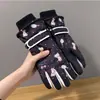 Guantes de Esquí para Mujer en Invierno, Diseño Original, Algodón y Terciopelo Engrosados, Repelentes al Agua, Ciclismo al Aire Libre, Cálidos, Antideslizantes, Cortavientos, Pantalla Táctil